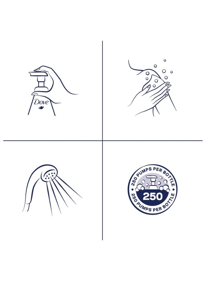 Dove Instant Foaming Body Wash with NutriumMoisture Technology Shea Butter with Warm Vanilla Effectively Washes Away Bacteria While Nourishing Your Skin 13.5 oz,400ml - Image 3